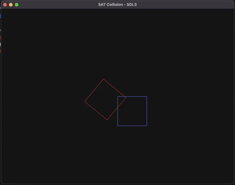 SAT Collision Detection in SDL3