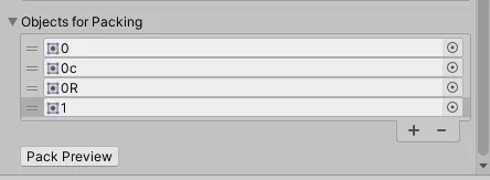 Add images to you Sprite Atlas