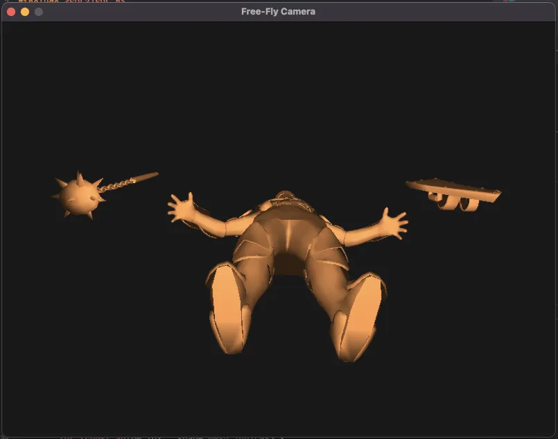 Display a 3D obj file using SDL3 and tinyobjloader