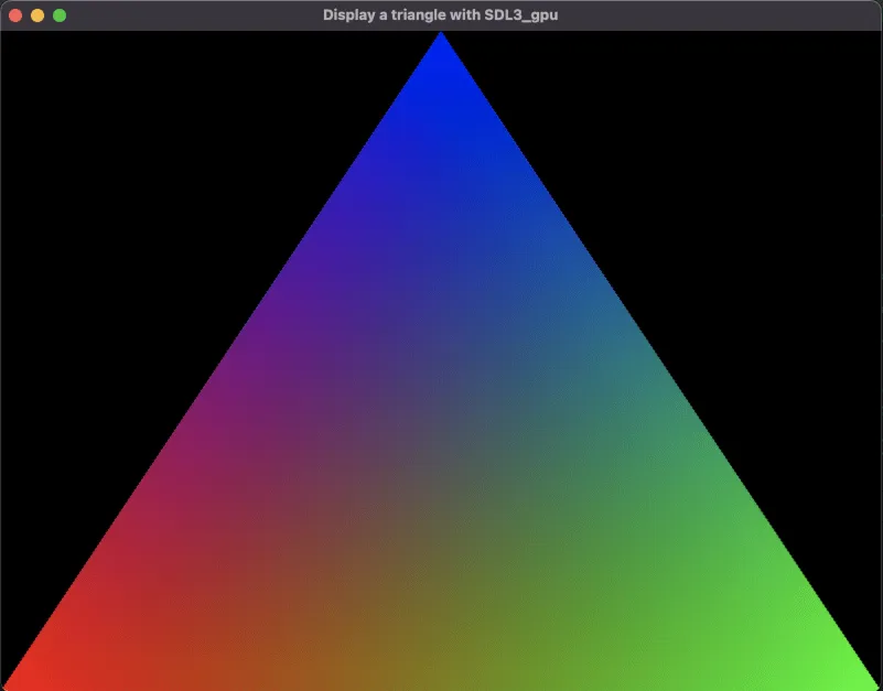 Display a triangle with SDL3_gpu“