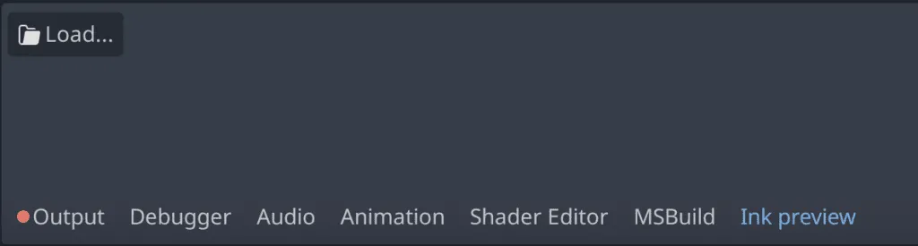 Load the Ink Story - Ink story Godot