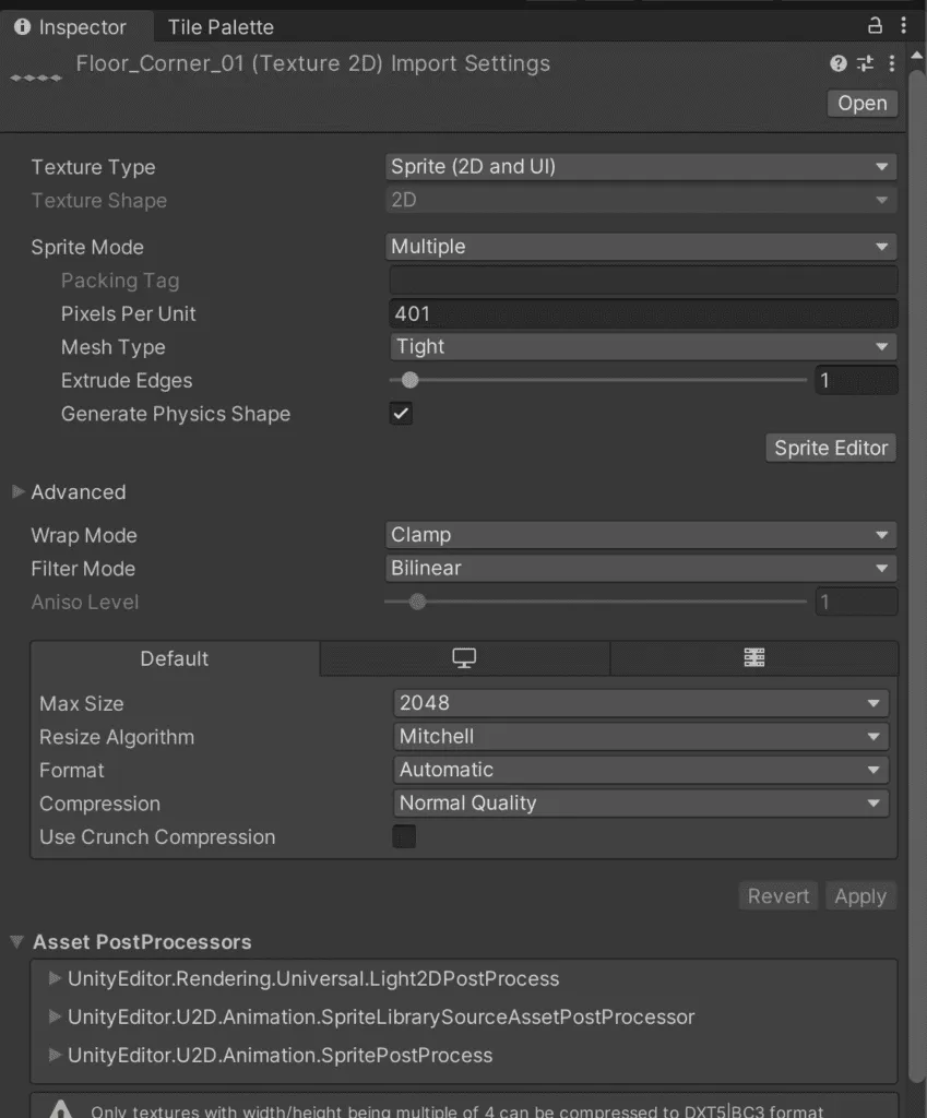 Pixels per unit property