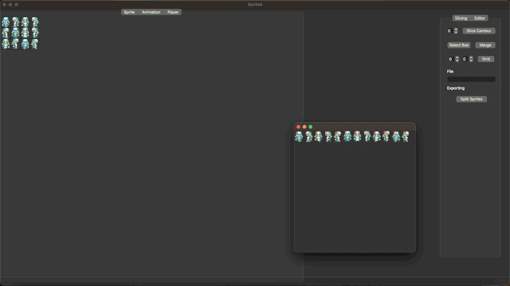 Sprited sprite-sheet generation