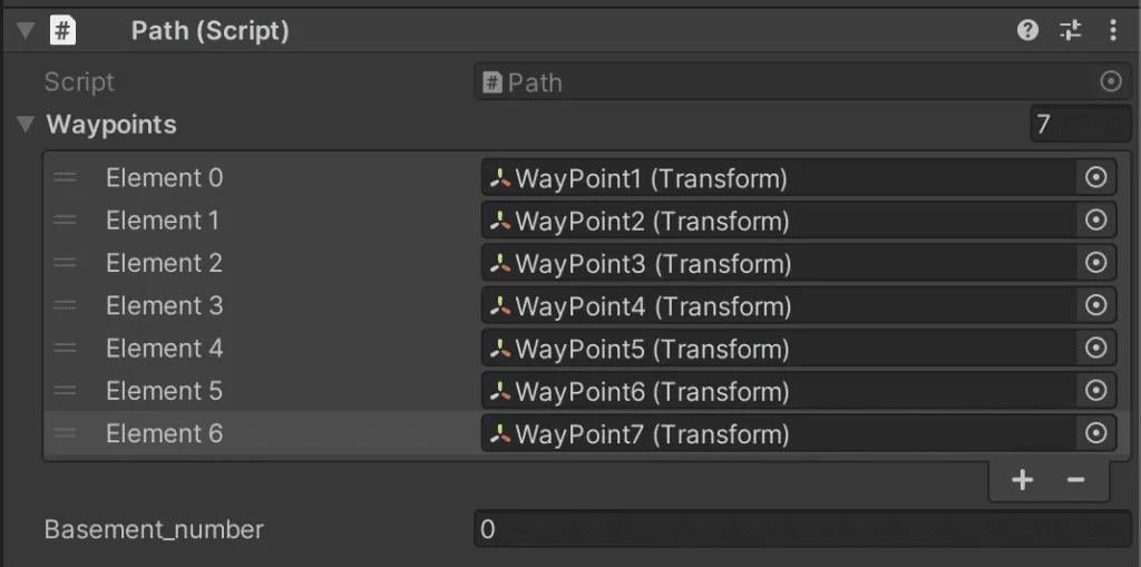 Link the waypoints to the path - tower defense game with unity